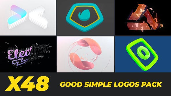 AE模板-简单LOGO标志动画小片头 Good Simple Logos Pack