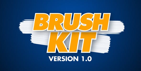 AE模板-自定义笔刷动画生成工具 Brush Kit Vr 1.0