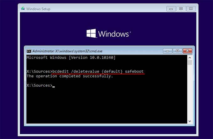 如何在没有密码的情况下退出Windows10安全模式-1