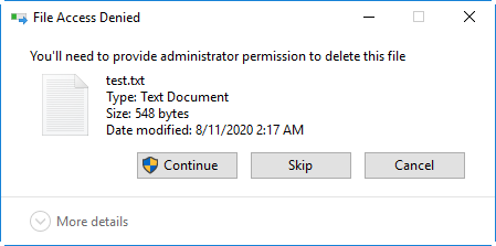如何在Windows10中保护文件不被删除-11