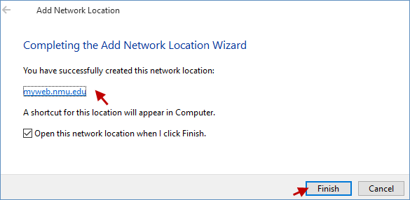 如何在Windows10中手动添加网络位置-7