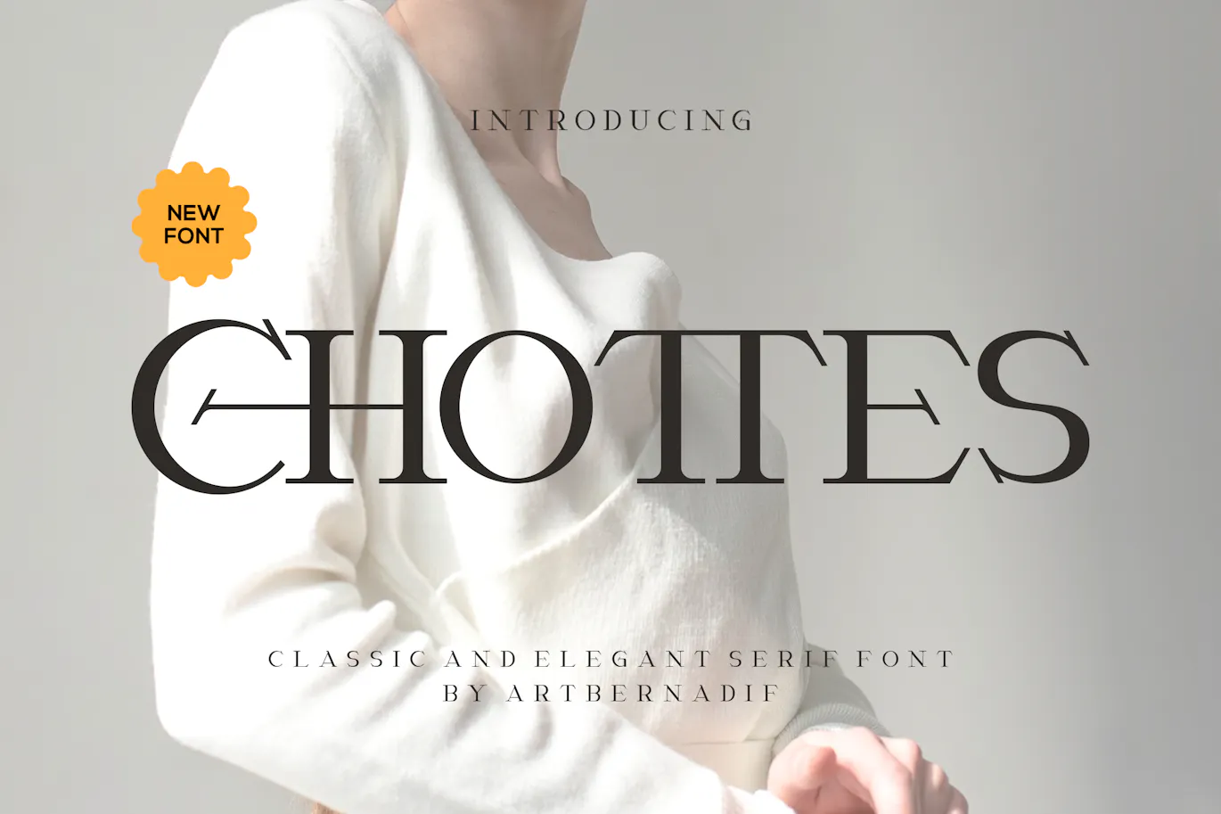 经典而优雅的衬线显示英文字体 Chottes - Classic And Elegant Serif Font