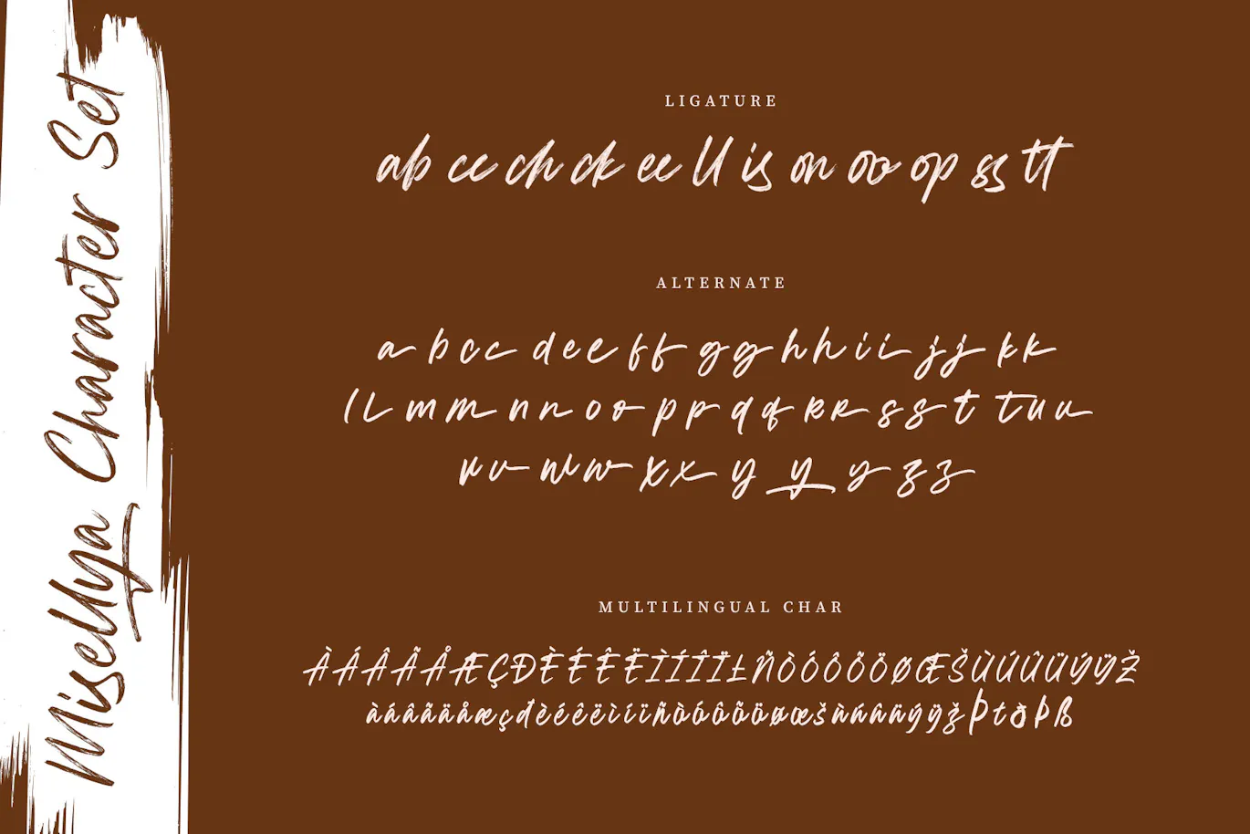 品牌推广包装设计的英文手写笔刷字体 - Misellya 设计字体 第7张