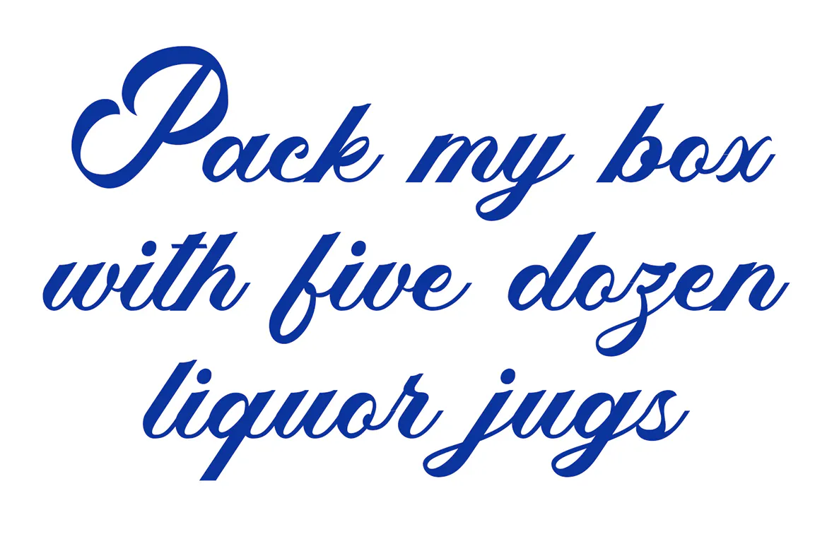 可口可乐标志风格的英文手写花体字体 - Ganglion 设计字体 第7张