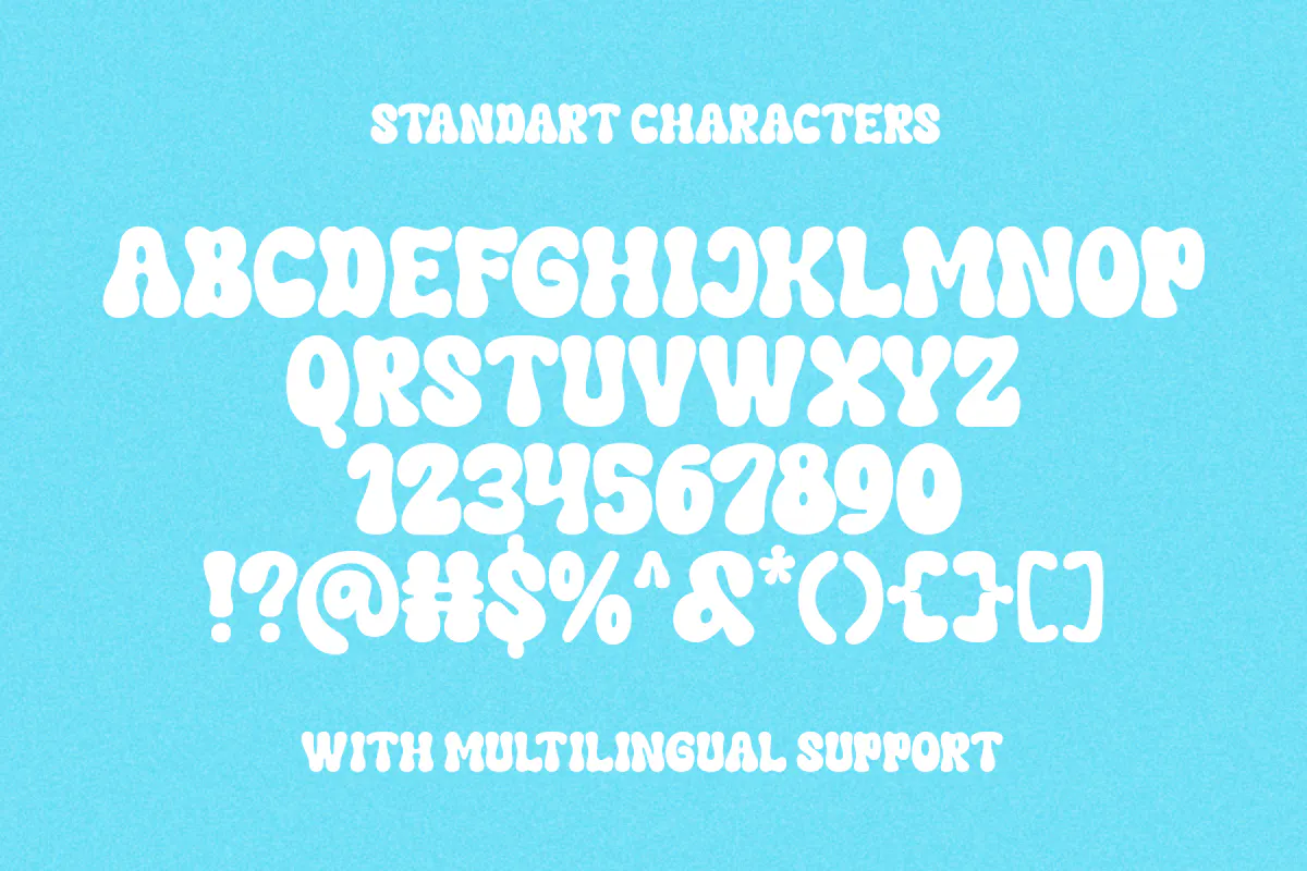 俏皮时髦的迷幻酸性英文嬉皮士字体 - Baldock 设计字体 第3张