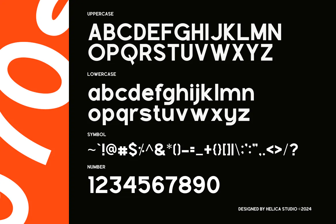 现代优雅几何形的英文无衬线品牌标志标题字体 - Juniper 设计字体 第5张