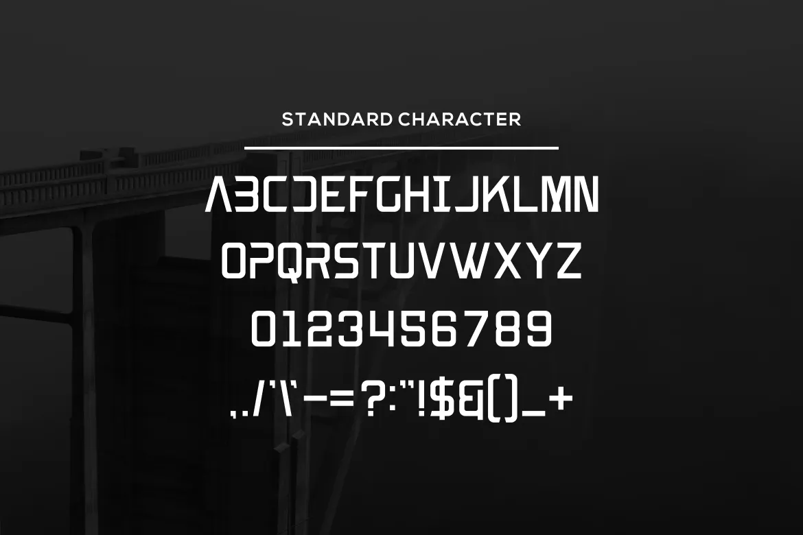 极简科技风格的英文无衬线电竞字体 - Camad 设计字体 第3张