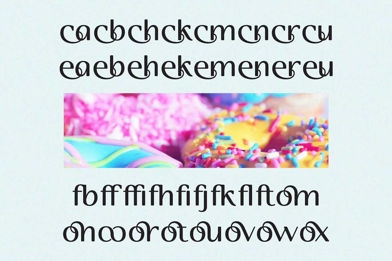 优雅现代的英文无衬线标志字体 - Glowing 设计字体 第9张