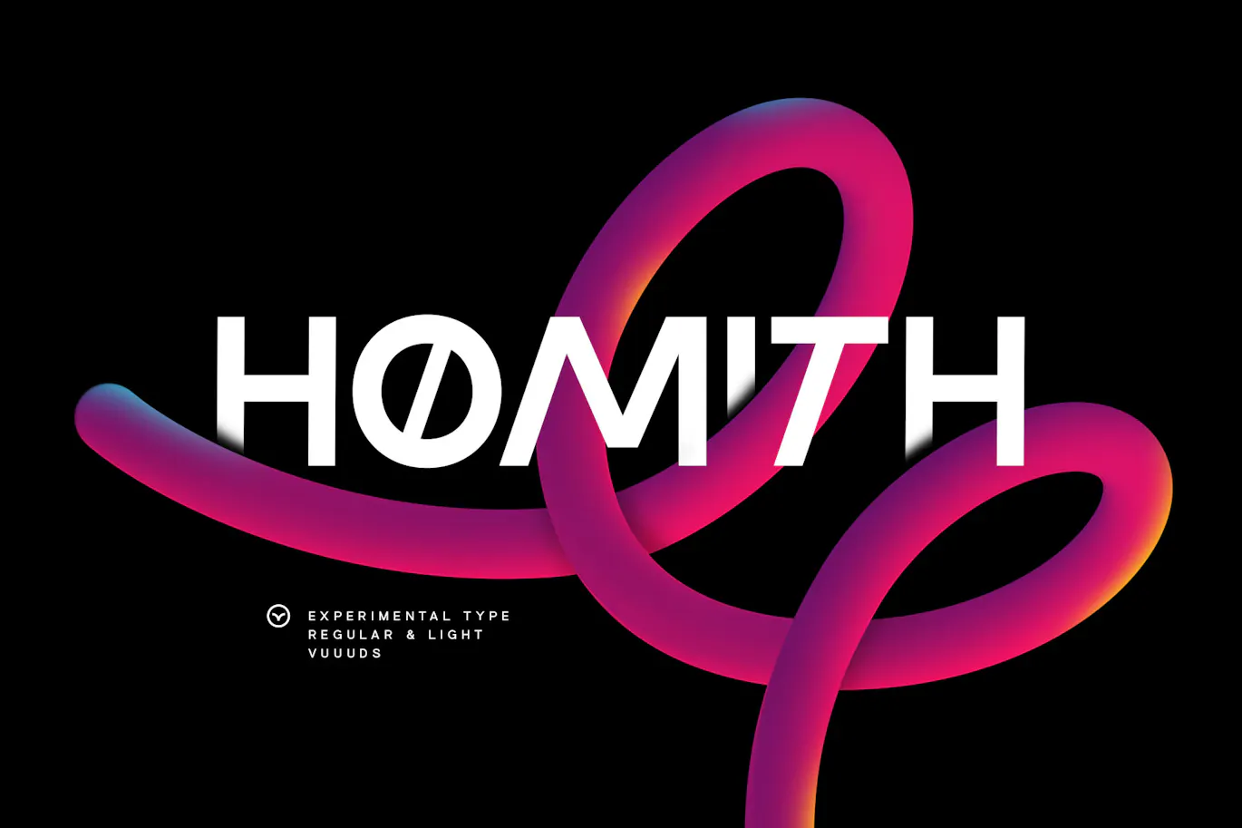 个性斜体效果的英文无衬线字体 - Homith 设计字体 第1张