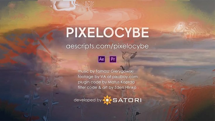 AE/PR插件-动态马赛克低质量像素损坏视觉效果 Pixelocybe v1.2.0 Win