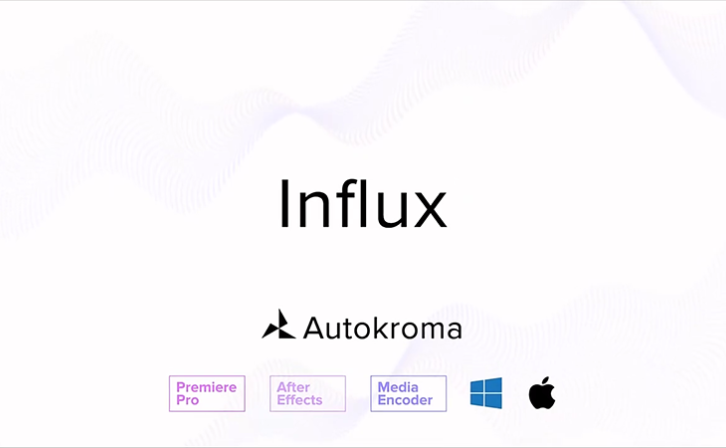 AE/PR插件-直接导入编辑MKV/MOV/FLV格式素材视频解码器 Influx v1.2.5 Win