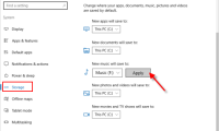 Windows10如何更改保存新内容的存储位置