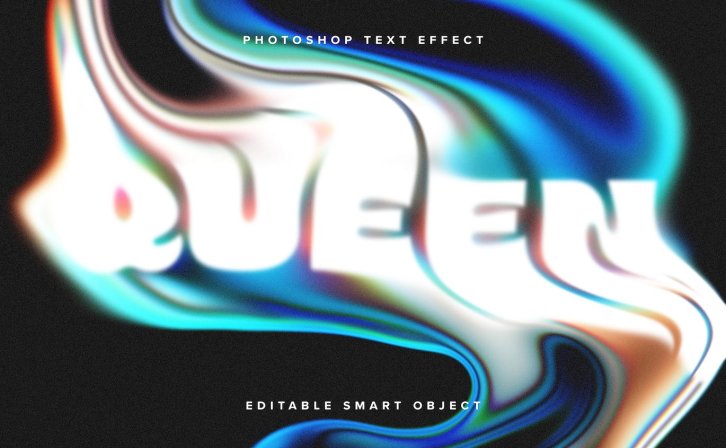 迷糊幻觉熔化PSD文本效果 Trippy Melting PSD Text Effect